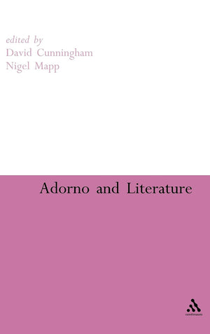 Adorno And Literature,Used