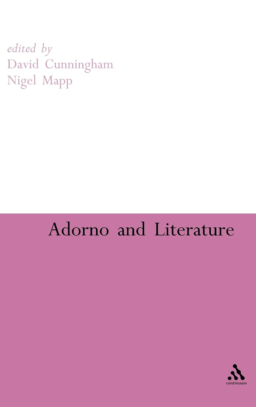 Adorno And Literature,Used