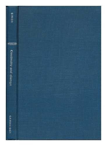 Continuity and Change: A Study of two Ethnic Communities in Israel (American Sociological Association Rose Monographs),Used