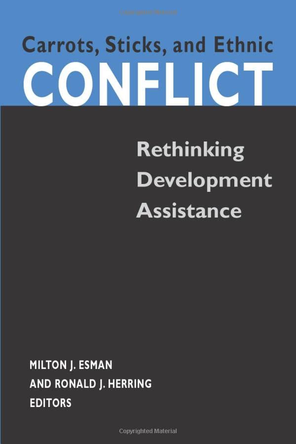 Carrots, Sticks, And Ethnic Conflict: Rethinking Development Assistance,New