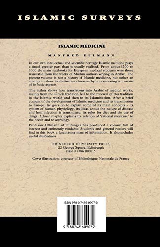 Islamic Medicine (Islamic Surveys, Number 11)