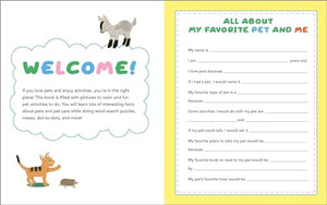 Cute Pets Activity Book for Kids: 70 Activities Including Coloring, DottoDots & Spot the Difference,Used
