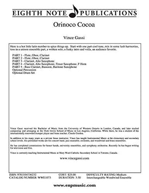 Orinoco Cocoa: Score & Parts (Eighth Note Publications),Used