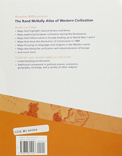 Custom Enrichment Module: Rand McNallyAtlas of Western Civilization,Used
