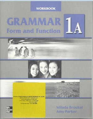 Grammar Form And Function Split Ed 1A Wb,New