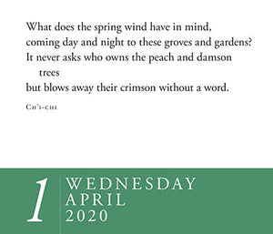 Zen PageADay Calendar 2020,New