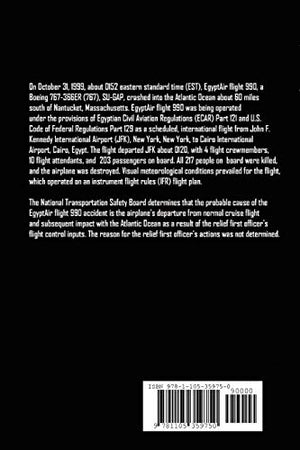Air Crash Investigations, Mechanical Failure Or Suicide? (2), The Ntsb (Usa) View Of The Crash Of Egyptair Flight 990,Used