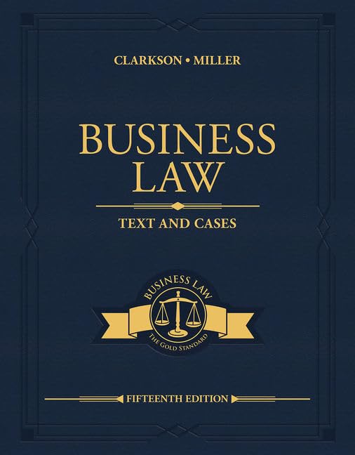 Business Law: Text and Cases (MindTap Course List),Used