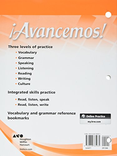 Cuaderno: Practica Por Niveles (Student Workbook) With Review Bookmarks Level 1 (?Avancemos!) (Spanish Edition)