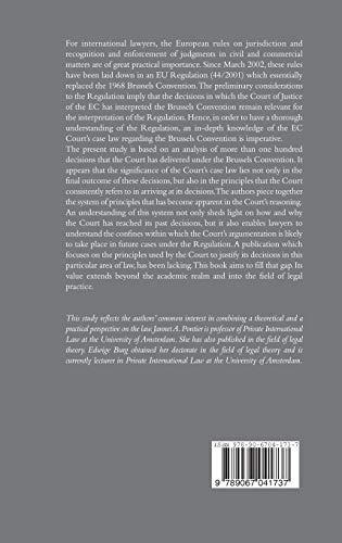 EU Principles on Jurisdiction and Recognition and Enforcement of Judgments in Civil and Commercial Matters: According to the Cas,Used