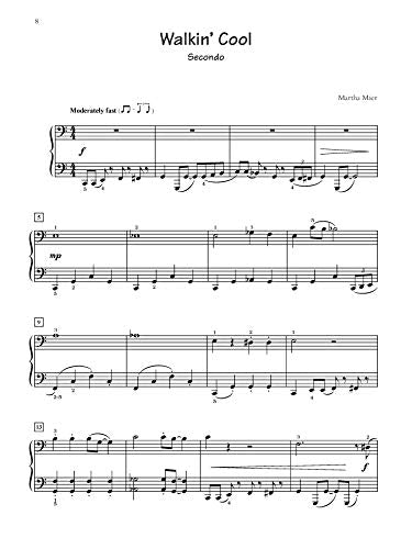 Jazz, Rags & Blues for Two, Bk 5: 4 Original Duets for Early Advanced Pianists,Used