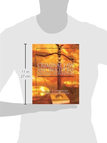 Criminal Law and Procedure for Legal Professionals,Used