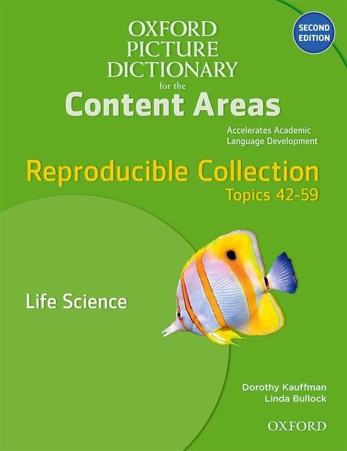 Oxford Picture Dictionary for the Content Areas Reproducible: Life Science,New