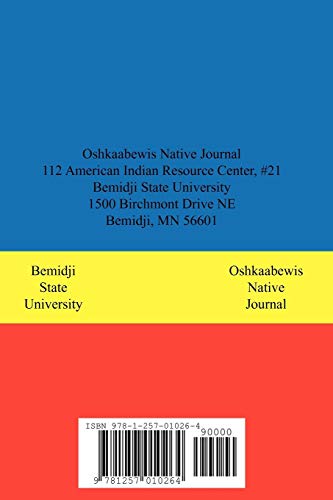 Oshkaabewis Native Journal (Vol. 1, No. 2),Used
