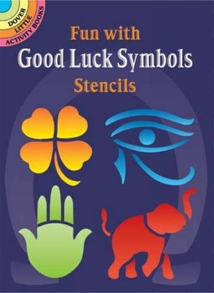 Fun With Good Luck Symbols Stencils (Dover Stencils),Used