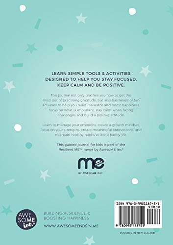 Resilient ME Gratitude Journal for Kids: Awesome Ends In Me,Used