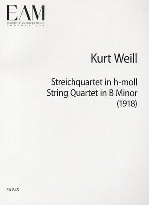 String Quartet in B Minor: Full Score,Used