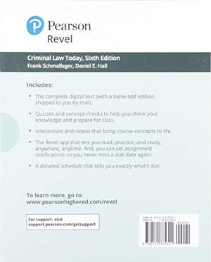Criminal Law Today  Revel + Print Combo Access Code,Used