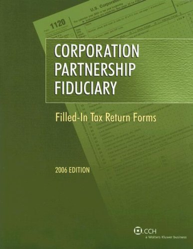 Corporation Partnership Fiduciary (FilledIn Tax Return Forms),Used