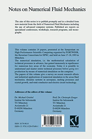 Numerical Simulation in Science and Engineering: Proceedings of the FORTWIHR Symposium on High Performance Scientific Computing,,Used