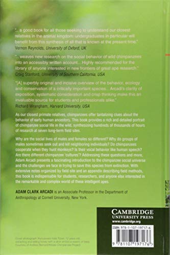 Wild Chimpanzees: Social Behavior of an Endangered Species,Used