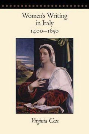 Women'S Writing In Italy, 14001650