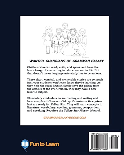 Grammar Galaxy: Yellow Star: Adventures in Language Arts,Used