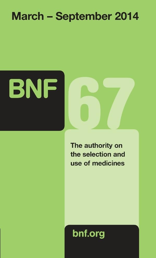 British National Formulary 67, March 2014Sepember 2014,Used