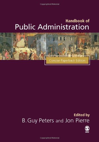 Handbook of Public Administration: Concise Paperback Edition,Used