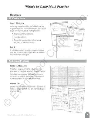 EvanMoor Daily Math Practice, Grade 5,New