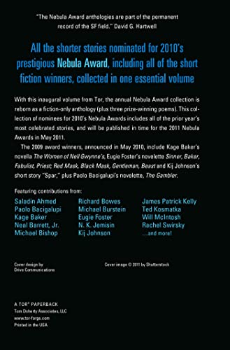 The Nebula Awards Showcase 2011 (Nebula Awards Showcase (Paperback)),New