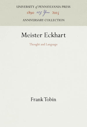 Meister Eckhart: Thought and Language (Anniversary Collection),Used