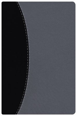 Hcsb Ultrathin Reference Bible, Black/Gray Simulated Leather