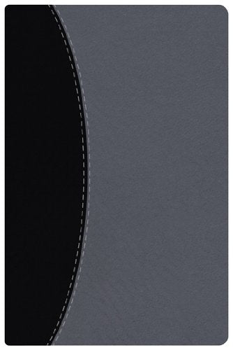 Hcsb Ultrathin Reference Bible, Black/Gray Simulated Leather