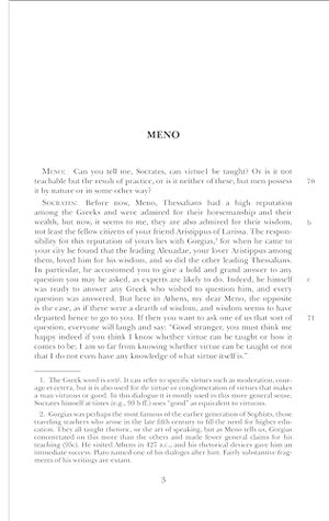 Meno (Hackett Classics)