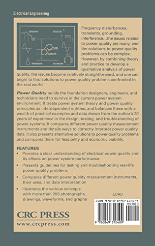 Power Quality (The Electric Power Engineering Series),Used