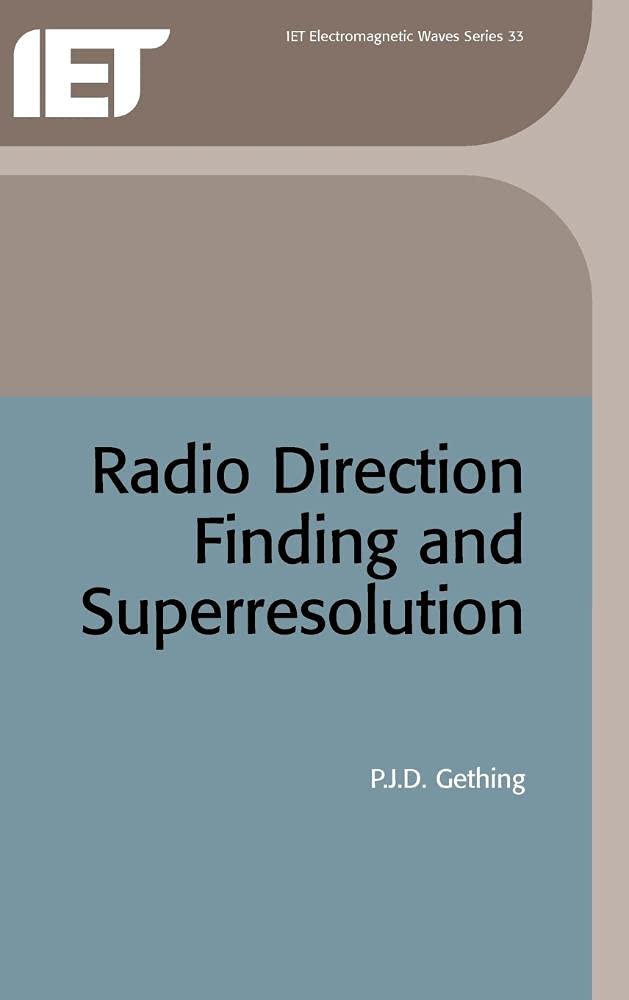 Radio Direction Finding and Superresolution (Electromagnetic Waves),Used