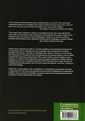 Integer Linear Programming in Computational and Systems Biology: An EntryLevel Text and Course,Used