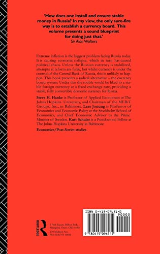 Russian Currency and Finance: A Currency Board Approach to Reform,Used