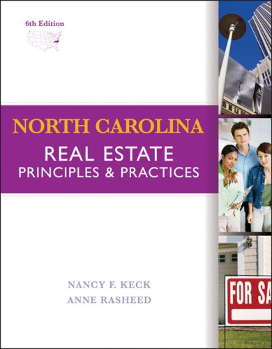 North Carolina Real Estate: Principles and Practice,Used