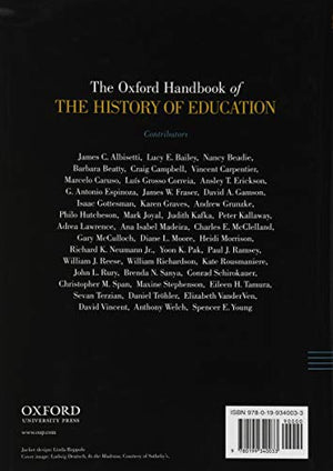 The Oxford Handbook of the History of Education (Oxford Handbooks),Used