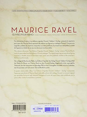 Maurice Ravel  Works For Piano (Les Editions Originales Durand: Salabert  Eschig)