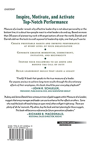 Measure of a Leader: The Legendary Leadership Formula For Producing Exceptional Performers and Outstanding Results,Used