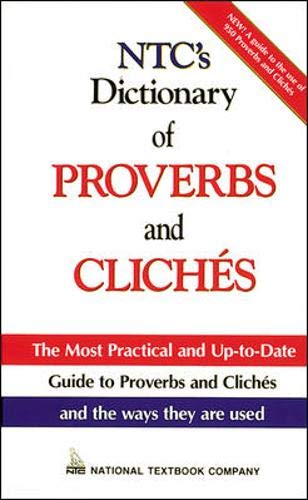 Ntcs Dictionary Of Proverbs And Cliches-new,New