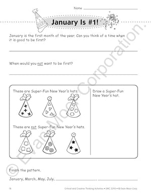 Critical and Creative Thinking Activities, Grade 3,Used