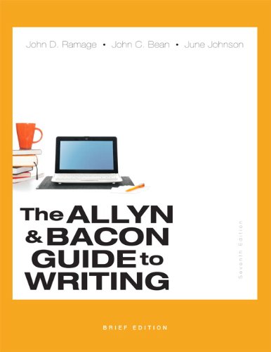 The Allyn & Bacon Guide to Writing, Brief Edition (7th Edition),New
