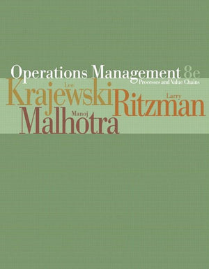 Operations Management: Processes and Value Chains,Used
