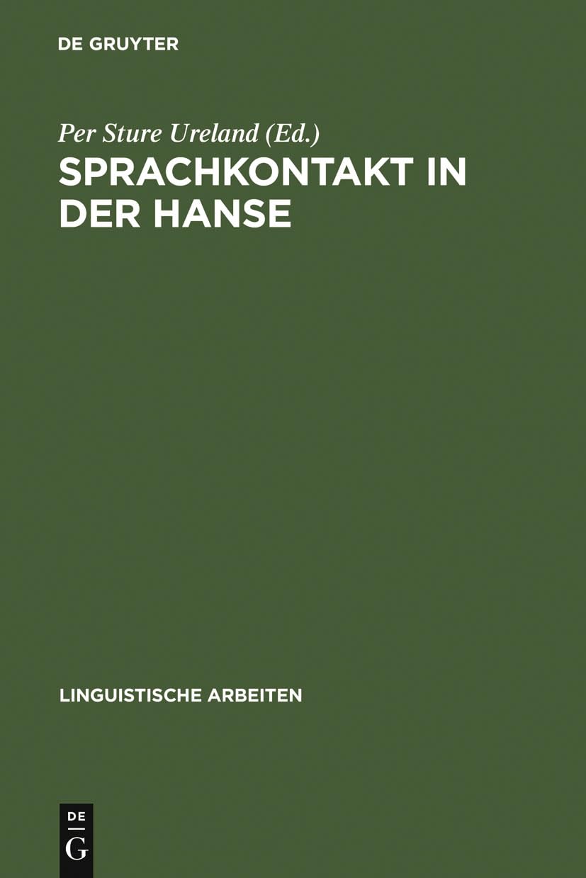 Sprachkontakt In Der Hanse: Aspekte Des Sprachausgleichs Im Ostsee Und Nordseeraum. Akten Des 7. Internationalen Symposions Ber,Used