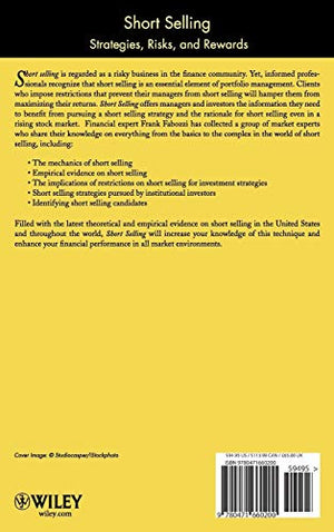 Short Selling: Strategies, Risks, And Rewards,Used