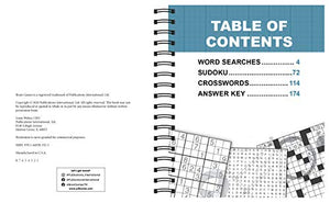 Brain Games  3In1: Word Search, Sudoku, Crosswords,Used